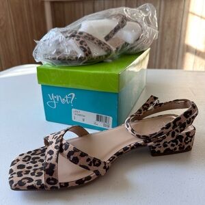 Brand New ‘Y•Not?’ Cheetah Print Sandals